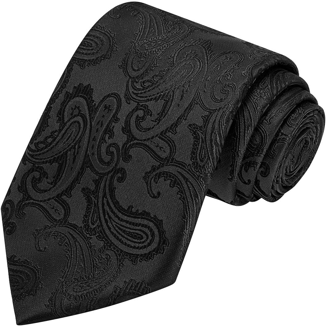 Kissties Mens Necktie Paisley Tie + Gift Box