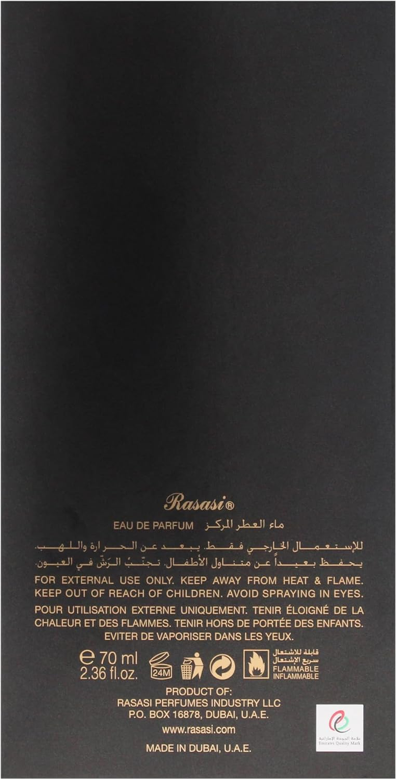 Nagham Arabian Prive by Rasasi for Unisex - 2.36 Oz EDP Spray