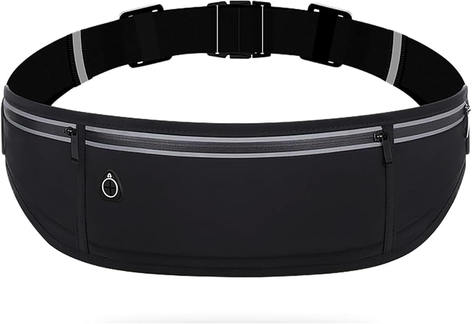 Slim Running Belt Fanny Pack for Women Men, Phone Holder Runners Pouch Waist Pack for Sports & Fitness, Adjustable, Reflective, Waterproof, Waist Pack, Sports Belt for Phone,Card, Key Storage image number 2