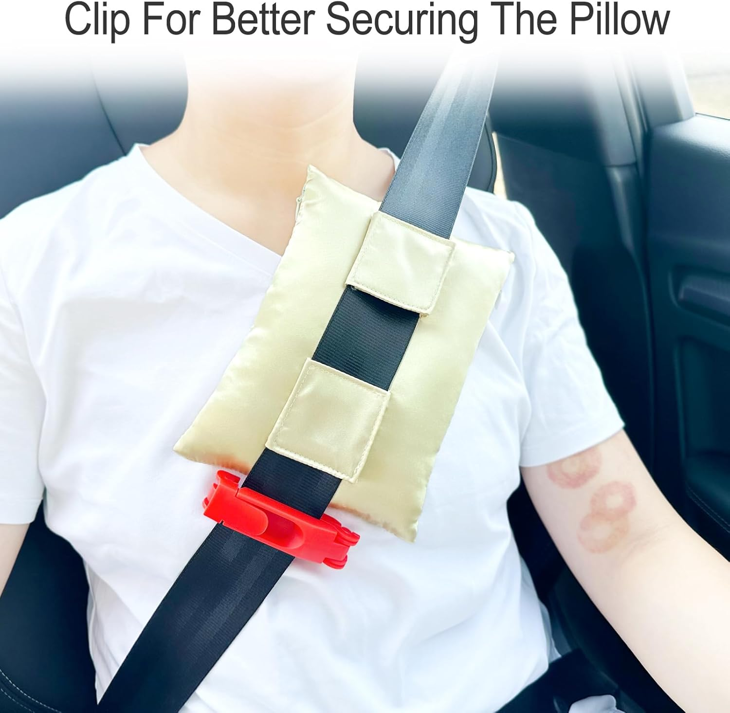 Silky Satin Port Pillow Heart Surgery Pillows for Chemo Port after Open Heart Surgery Recovery Gifts Bypass Pacemaker Must Haves Protector Smooth Cooling Cushion Champagne - Cute Flower image number 2