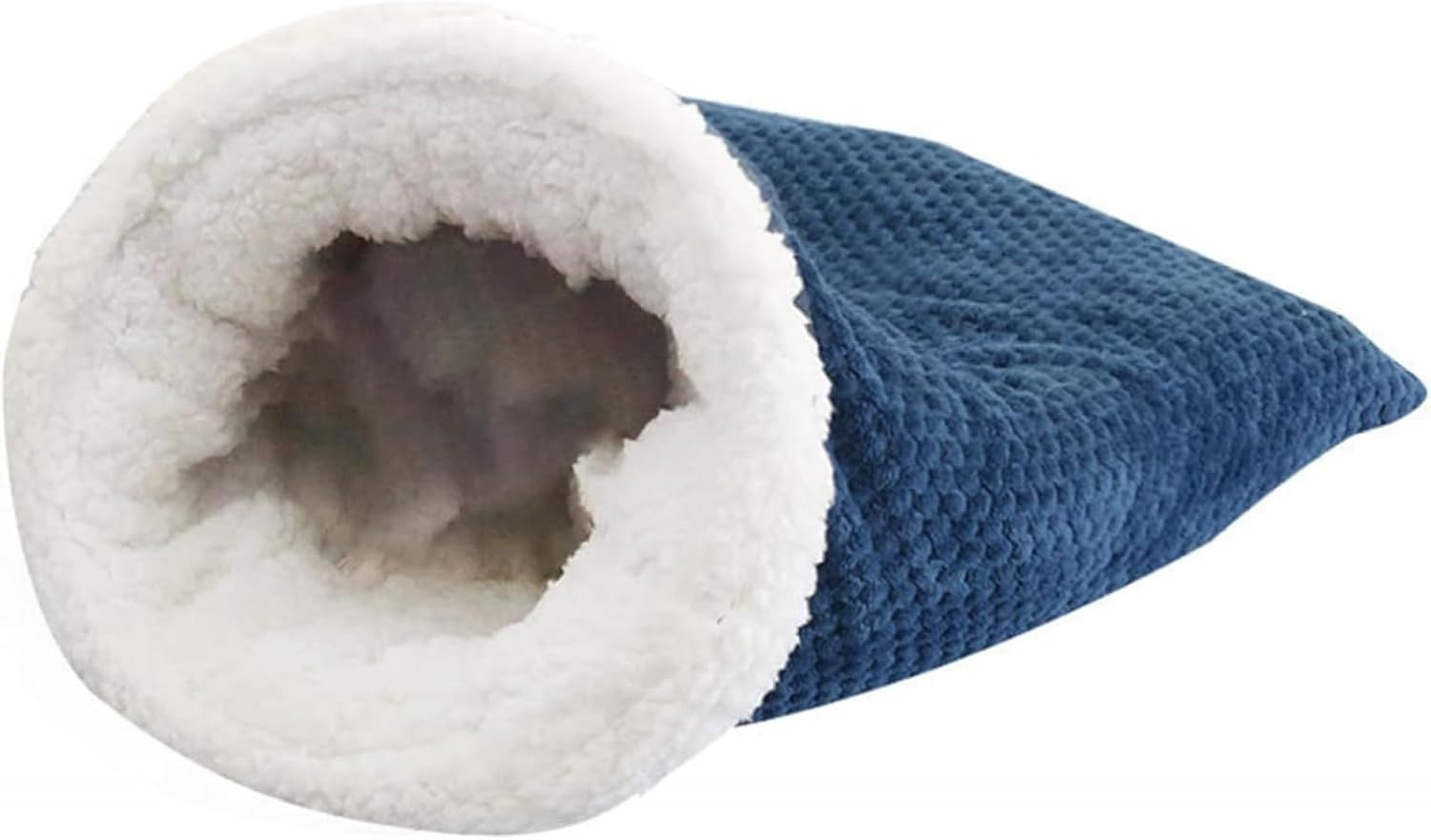 Cat Sleeping Bag Soft Plush Large Cat Sack Cat Bed Cave Self Warm Cat Bed for Winter Cosy Cat Bed Cave 360&deg; Wrap Comfort.Able Pet Snuggle Sack for Cats up to 6 Kg image number 2
