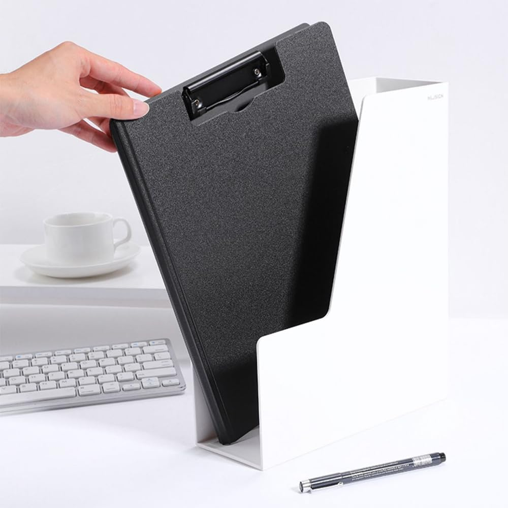 A4 Foldover Clipboard Folder, 4 Pcs File Folder with Cover for Document Management in Business, Office, School, Hospital image number 2