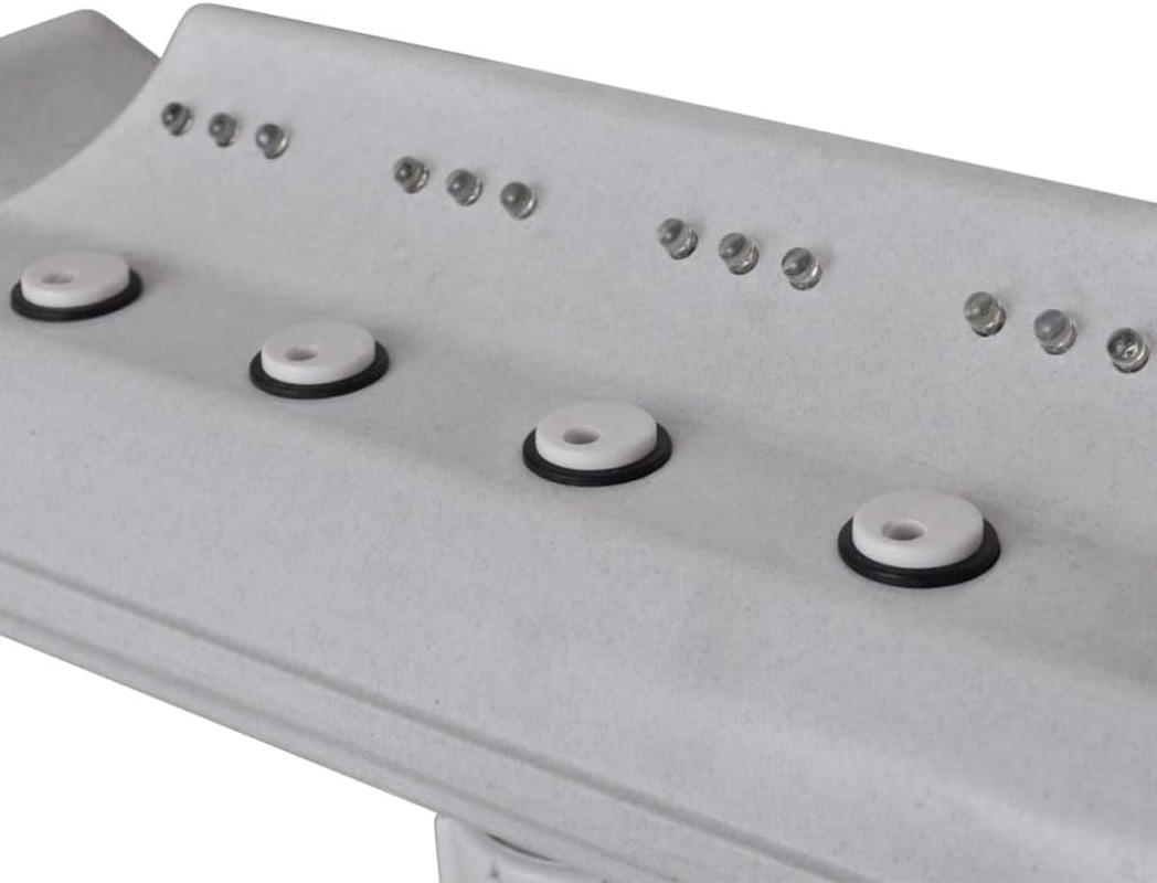 Cascade Waterfall Swimming Pool Fountain with 4 Water Jets and 12 LED Lights, 31 X 43 Cm image number 2