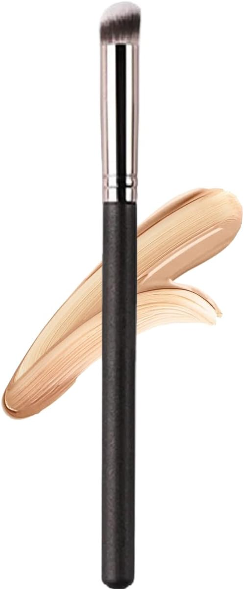 Ksvsonrvi Concealer Brush, under Eye Small Size Angled Head Kabuki Nose Contour Brush for Concealing Blending Setting Buffing image number 5