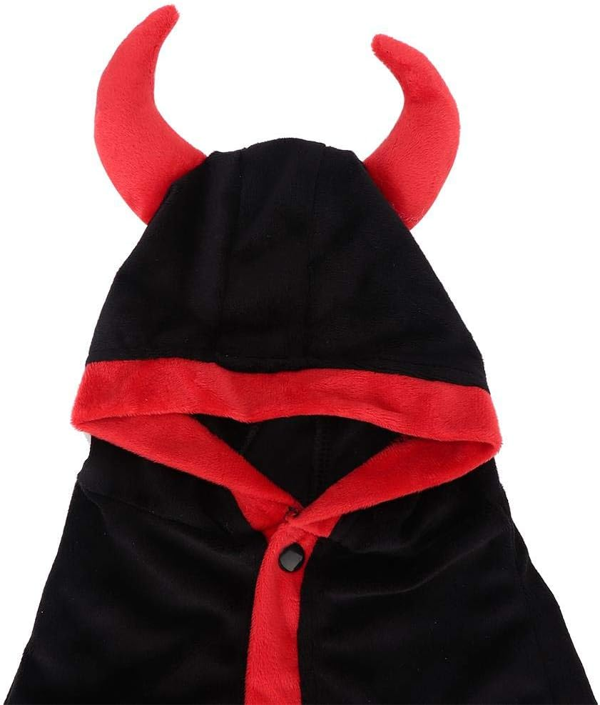 Dog Fleece Vest Cat Clothes, Black Dog Fleece Clothes Dog Clothes, Pet Vest for Pet Clothes(L) image number 4