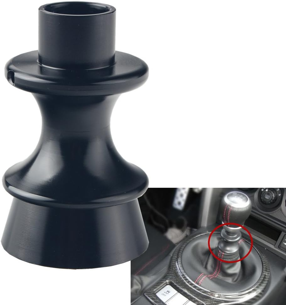 DEWHEL Drift Emergency Knob Hand E Brake Spin Turn Knob Lock Button Aluminum JDM Compatible with Subaru BRZ Toyota 86 GT86 Scion FRS (Red)