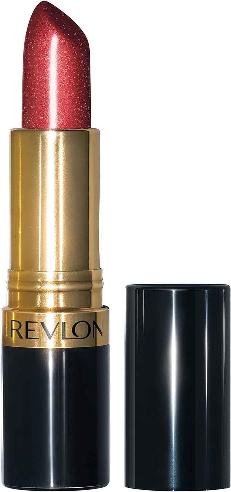 Revlon Lipstick, Super Lustrous Lipstick, Creamy Formula for Soft, Fuller-Looking Lips, Moisturized Feel in Reds & Corals, Ruby Attitude (782) 0.15 Oz