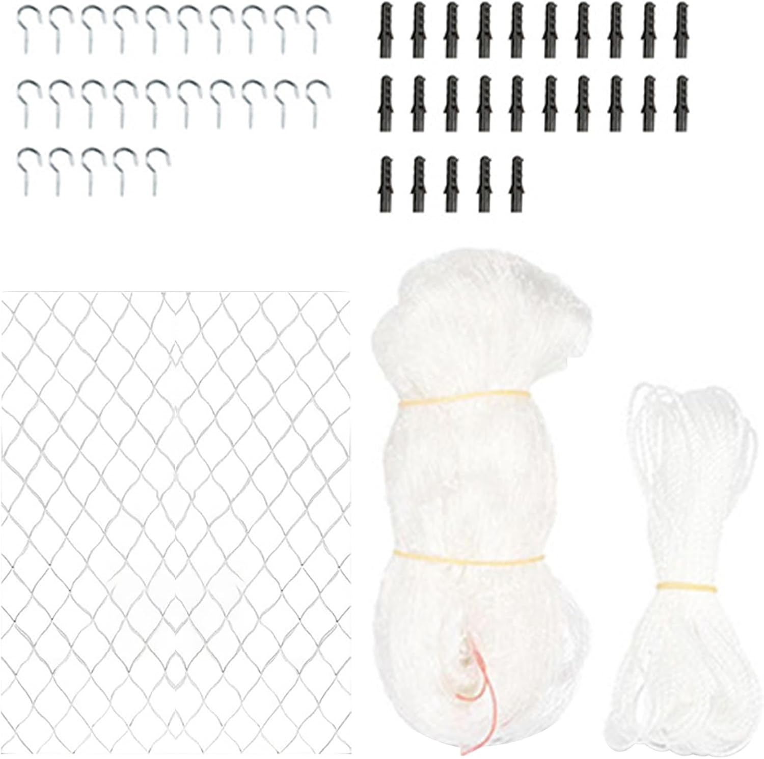 Netting Cat Safety,Mesh Cat Safety Barrier for Patio to Prevent Fall - Reinforced Pet Screen Guard Netting for Window, Patio Deck, Doorway, Stairs