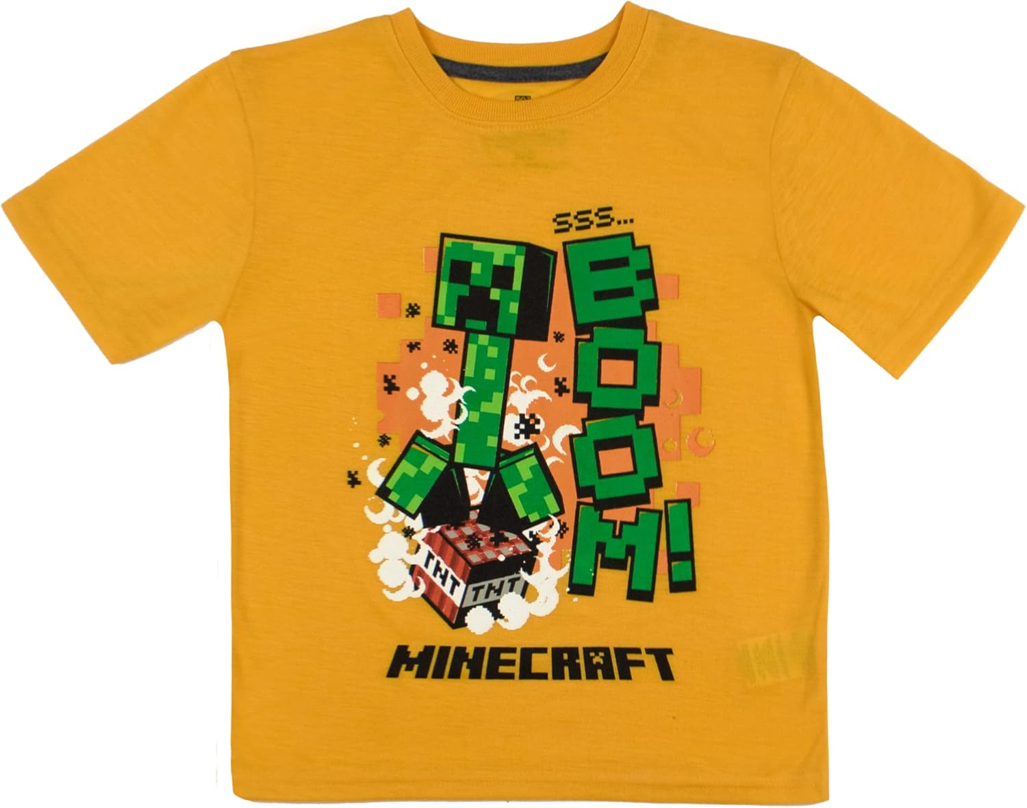 Minecraft Creeper 4 Pack T-Shirt Bundle Set, Shirts for Boys 4-Pack Set image number 1