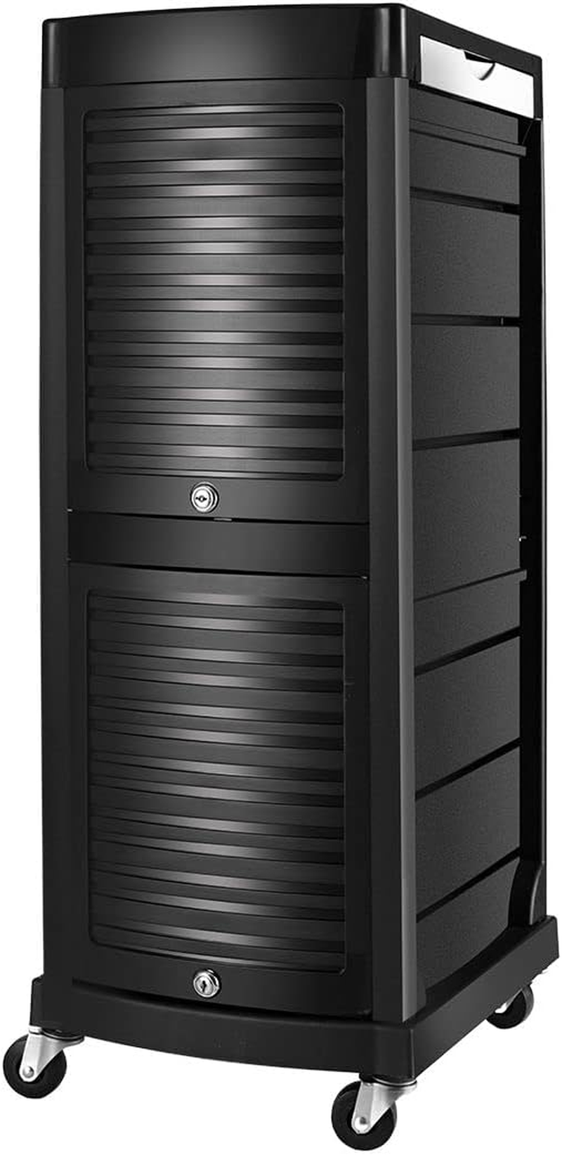 Salon Trolley Salon Storage Cart Hairdressing on Wheels Salon Tool Lockable Beauty Cart for Salon Beauty Spa 7 Tiers 6 Trays image number 3