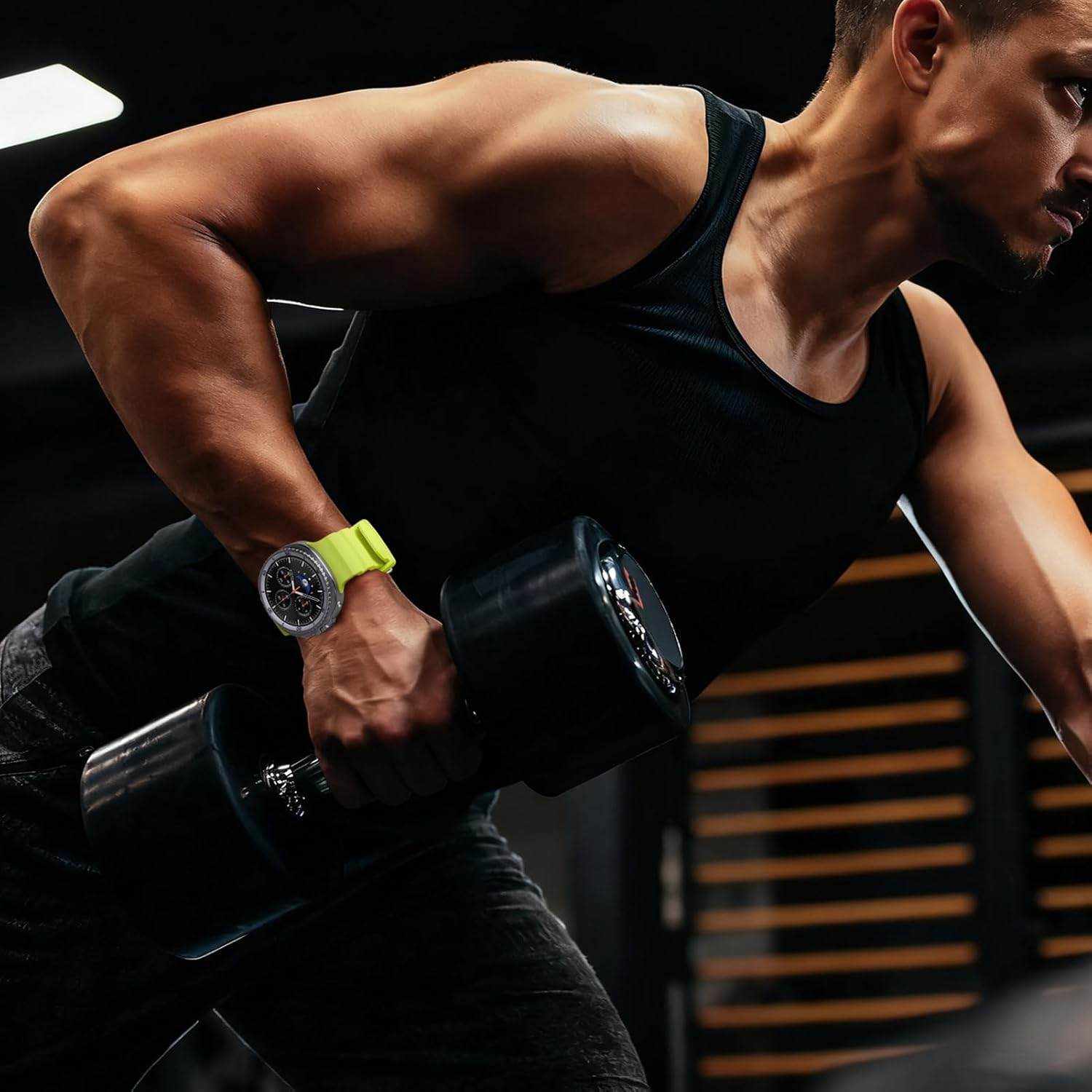 Yuiyuka Sports Strap for Samsung Galaxy Watch 8 Strap 44 Mm 40 Mm/8 Classic Band 46 Mm Men Women Waterproof Silicone Sports Bracelets Adjustable Replacement Bands for Samsung Watch 8/8 Classic Band image number 6