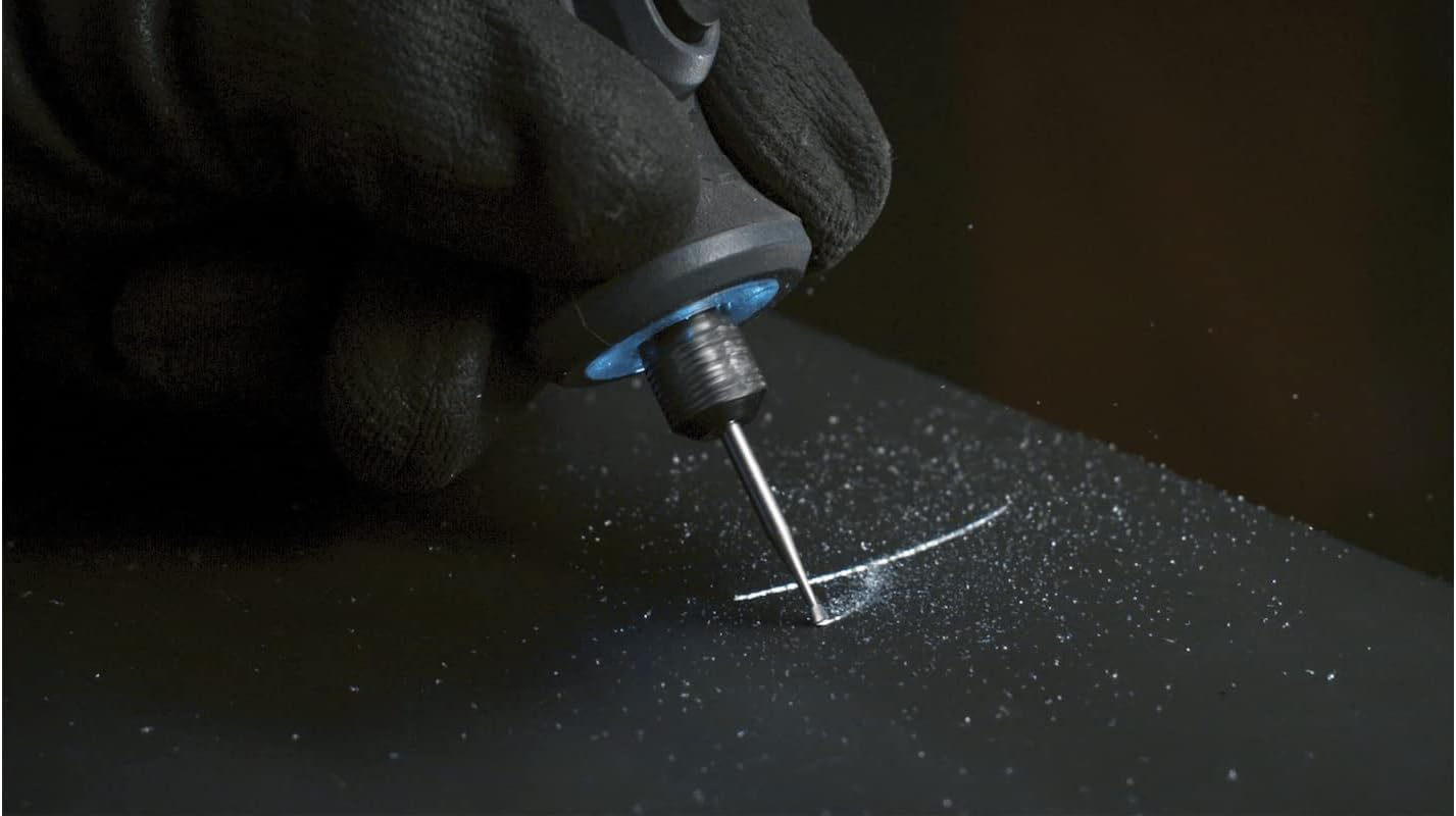 Dremel 108 Engraving Cutting Bit Multipack - 3X Cylindrical-Shaped Engraving Cutter with 0.8Mm Working Diameter image number 1