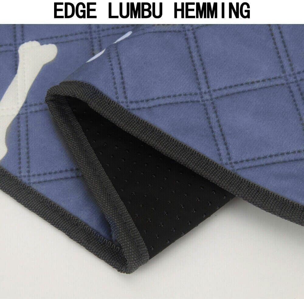 2-Pack 90 X 79Cm Super Absorbent Washable Pee Pad for Dogs, Leak-Proof, Non-Slip, Reusable Puppy Potty Training Pad for Couch, Crate, Bed, Blue-Bone image number 3