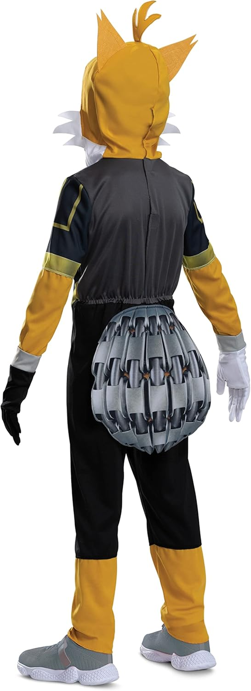 Disguise Tails Costume for Kids, Official Sonic Prime Costume and Headpiece, Size (4-6) image number 4