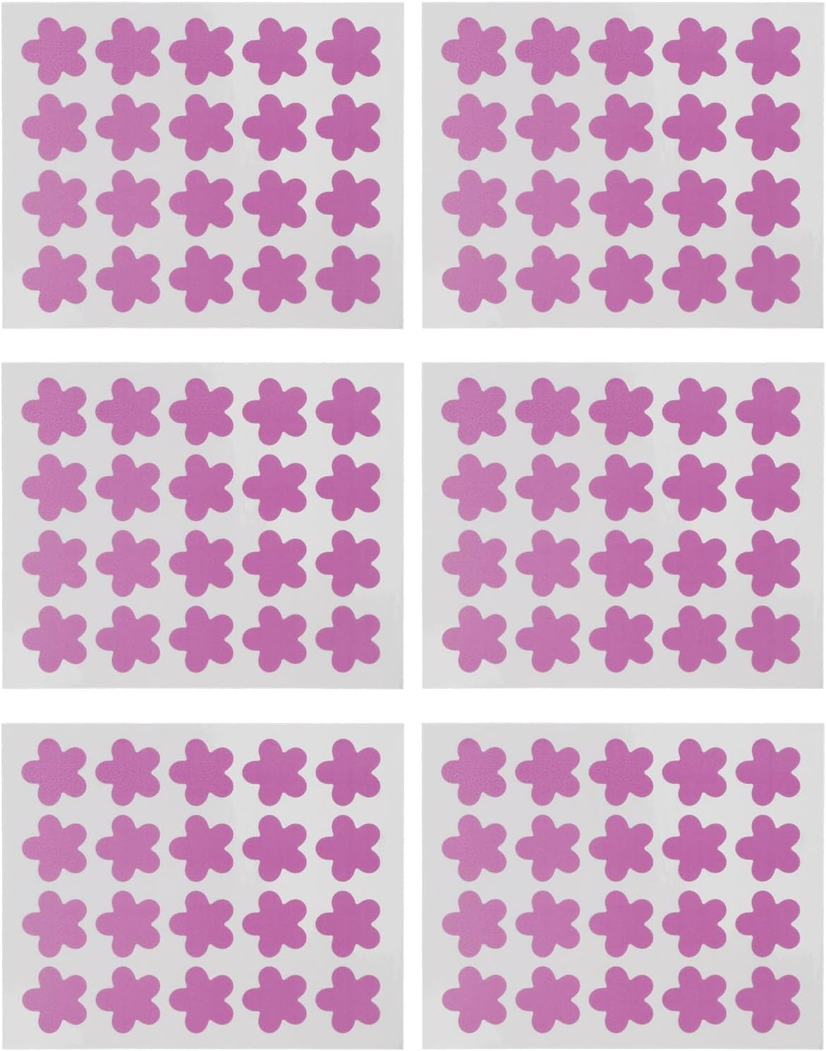 UV Detection Stickers for Sunscreen, Reusable Flower Shaped Sunblock Patches with UV Reapply Reminder, 120PCS Sunscreen Patches, Reusuable Sunblock Patches image number 2