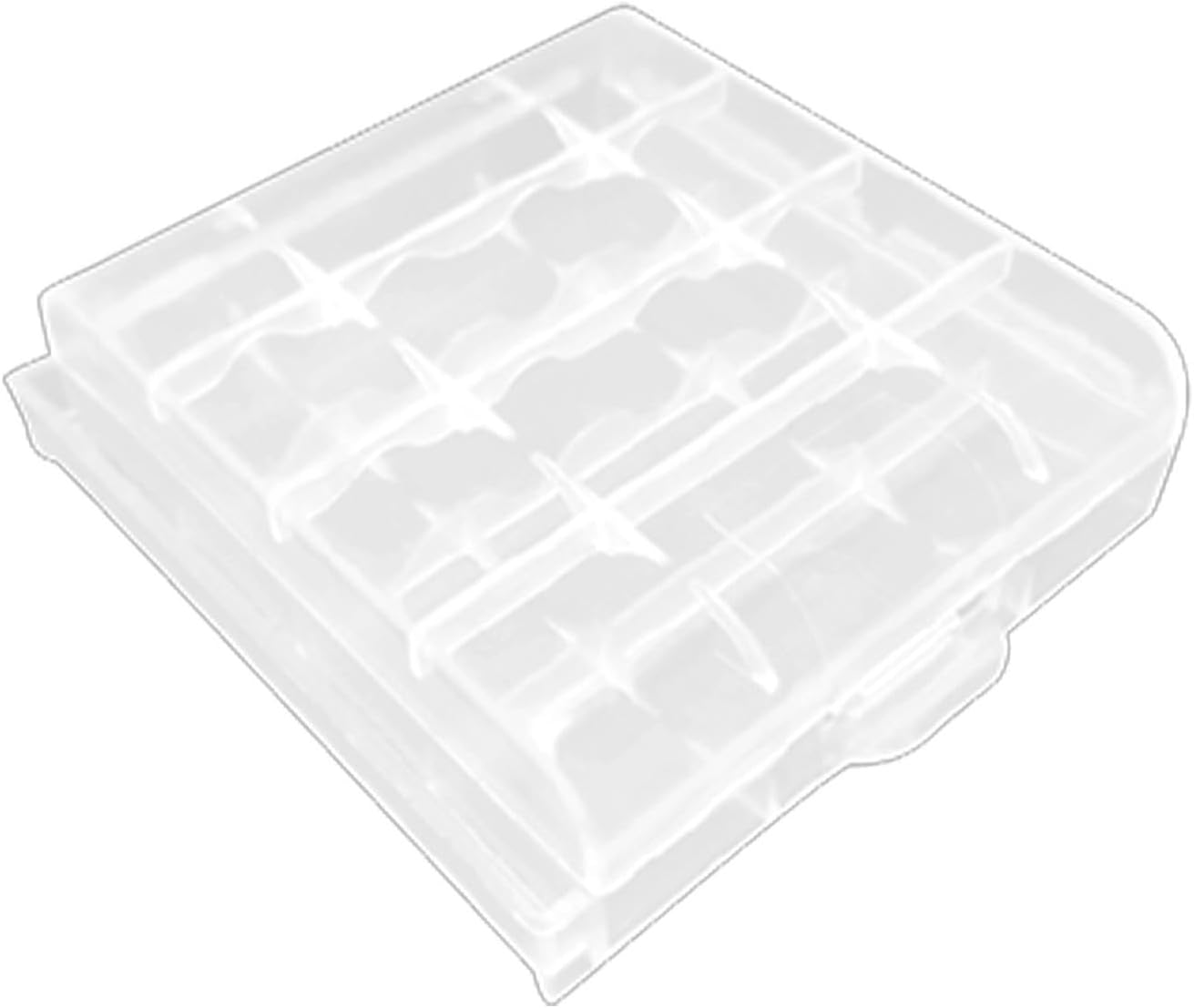 Battery Case - AAA Batteries Container | Storage Box | Hard Cases | Electronic Component Boxes | Portable Organizer Holder Box Holder with Lid for Easy Access