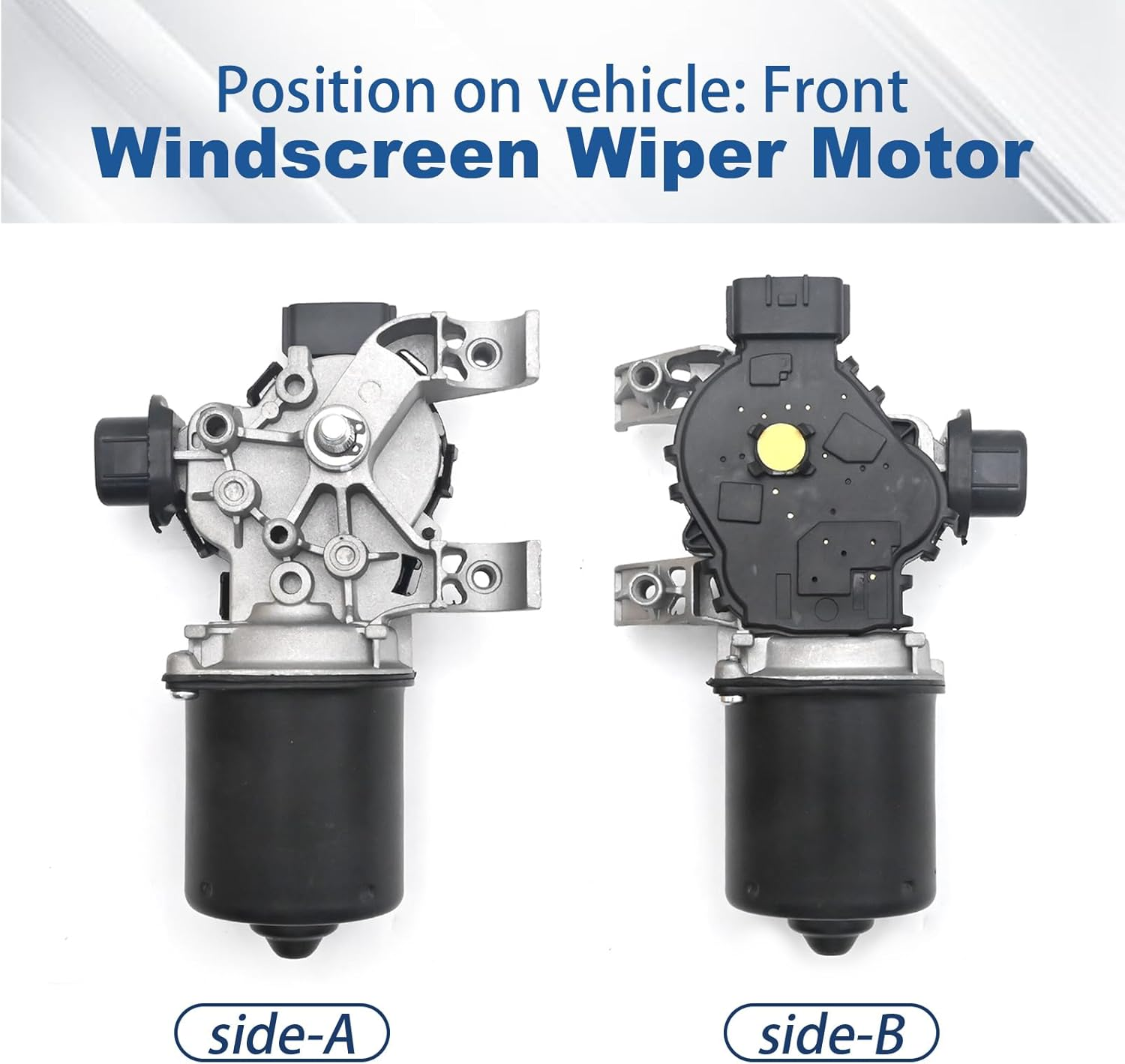 Ollanoos Front Wiper Motor 288100678R Front Windscreen Wiper Motor for Right Hand Drive RHD Vehicles Replacement for Renault Clio Mk4 2013-2020 Replace 288603753R image number 3