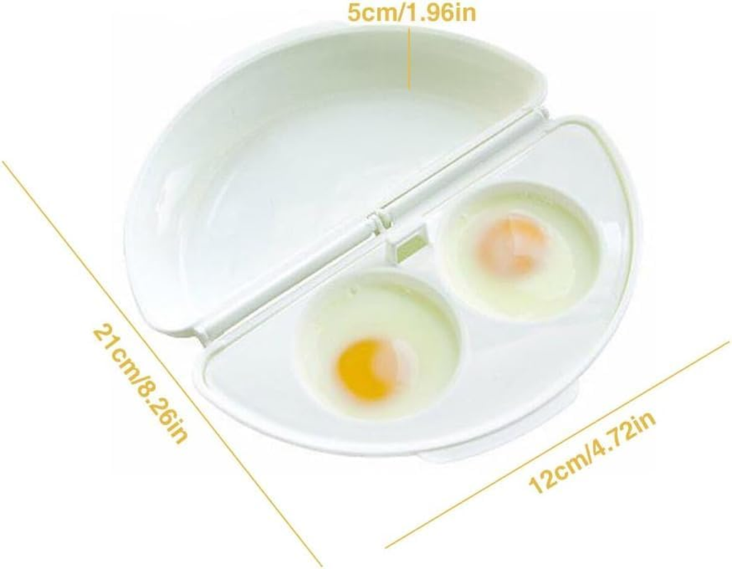 Microwave Egg Cooker for Sandwiches & Omelets &ndash; Bpa-Free Microwave Egg Poacher, Fried Egg Maker, Omelet Maker, & Scrambled Egg Cooker &ndash; 2-Piece Breakfast Maker image number 3