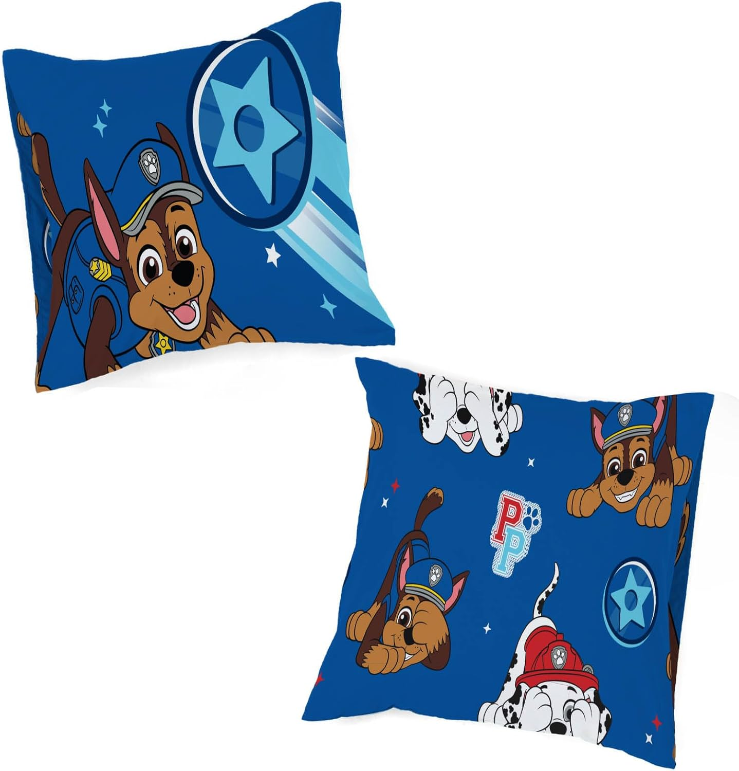 Jay Franco Nickelodeon Paw Patrol 100% Cotton Single Duvet Cover Set - Chase Blue Bedding Includes Pillowcase 80 X 80 Cm image number 6