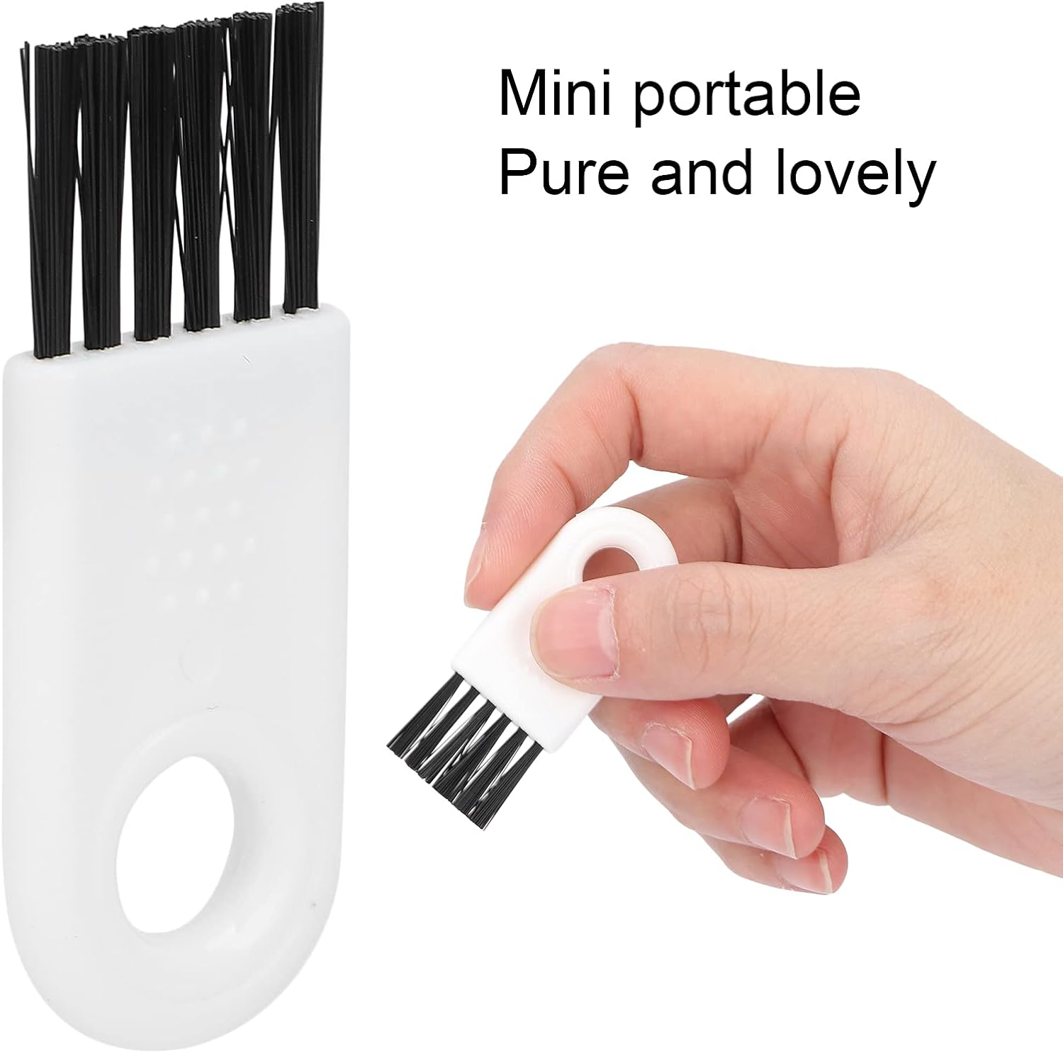 Cleaning Brushes, 5 Pieces Wear Resistant PP Handle Multifunctional High Temperature Resistance Shaver Cleaning Brushes for Household Cleaning image number 1