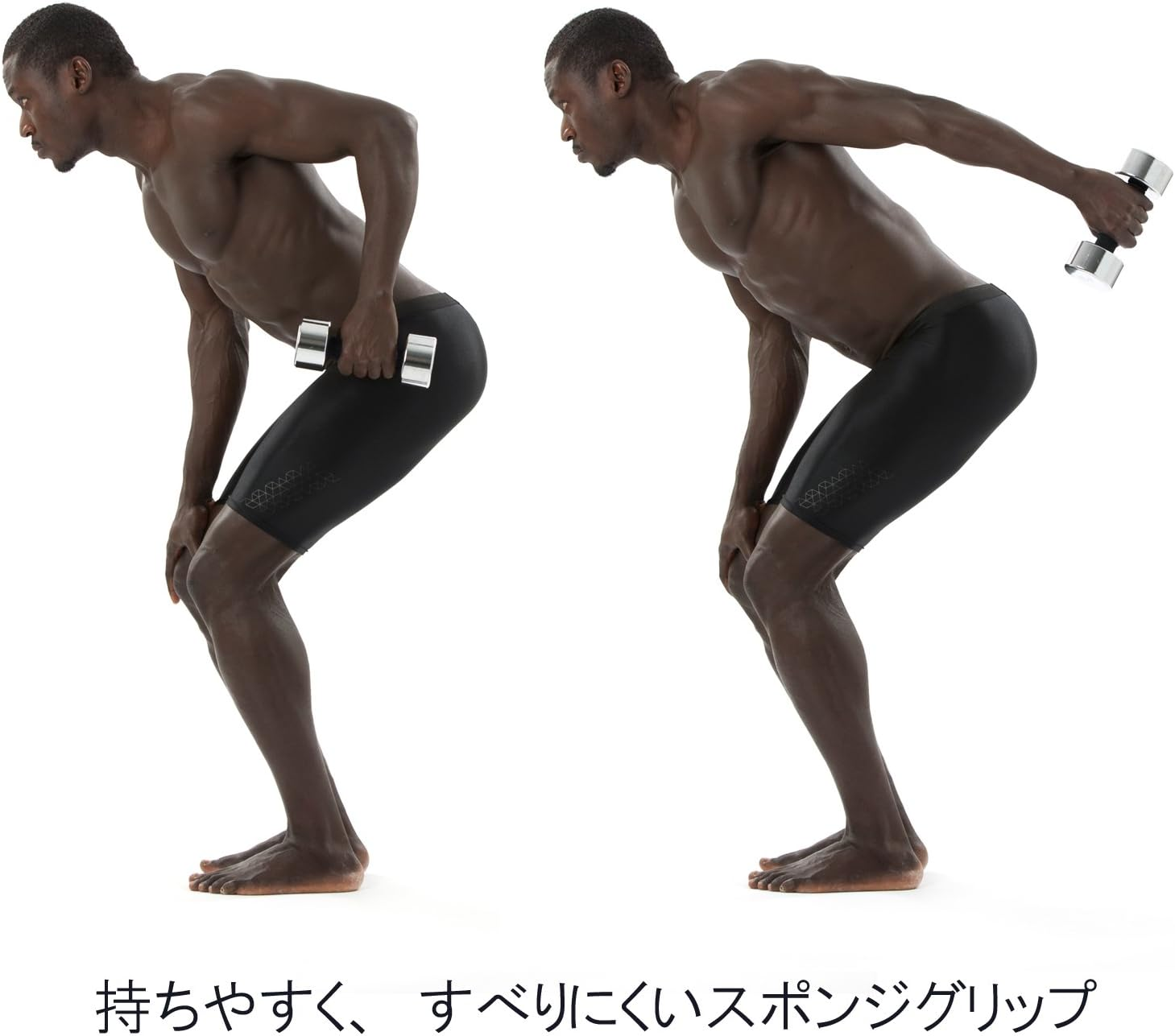 Aussie Dumbbell, Chrome Array, Genuine Manufacturer Product - Black/5Kg image number 2