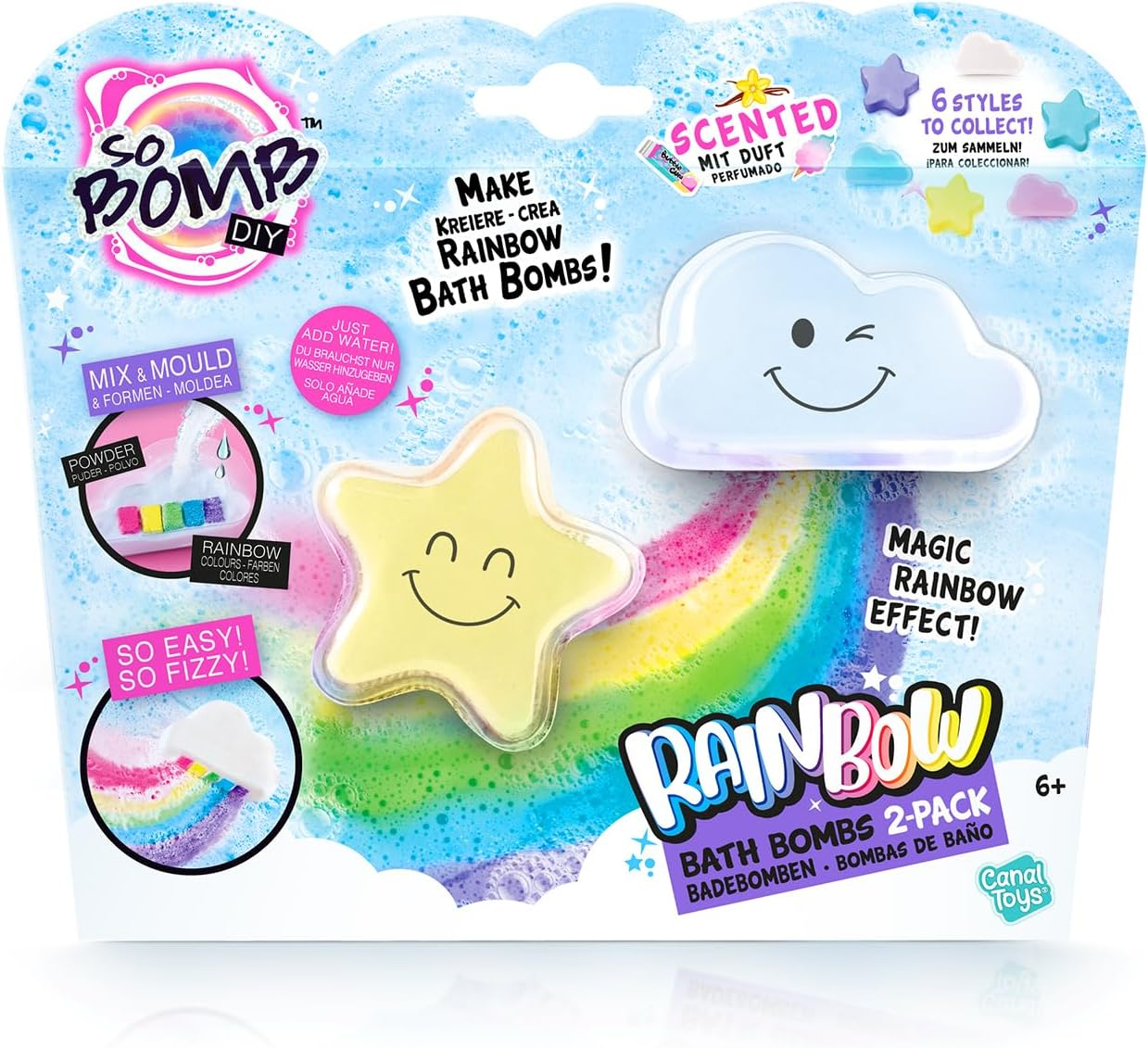 Rainbow Bath Bomb 2 Pack image number 3