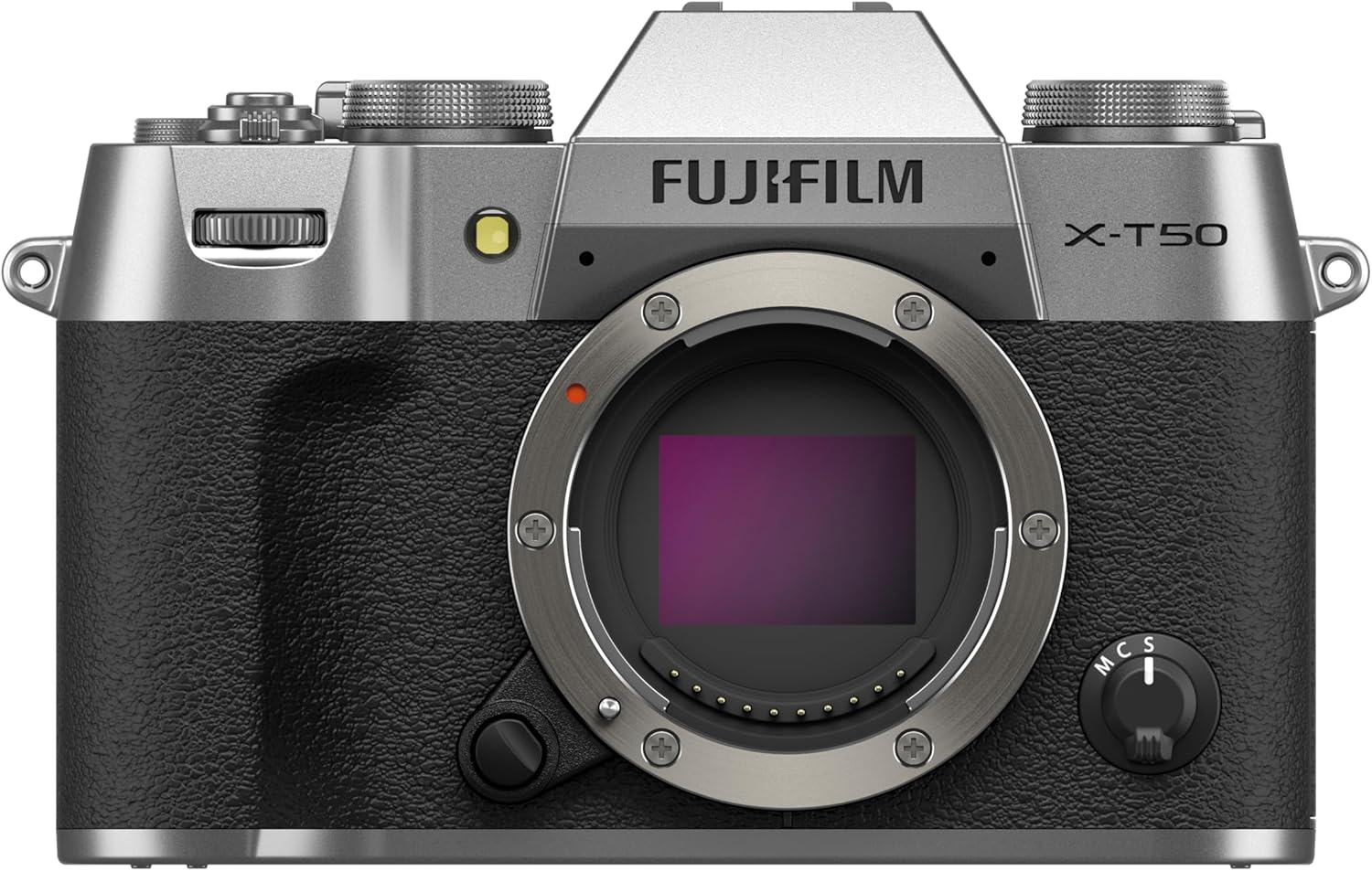 Fujifilm X-T50 Mirrorless Digital Camera, Charcoal Silver + XC 15-45Mm Lens