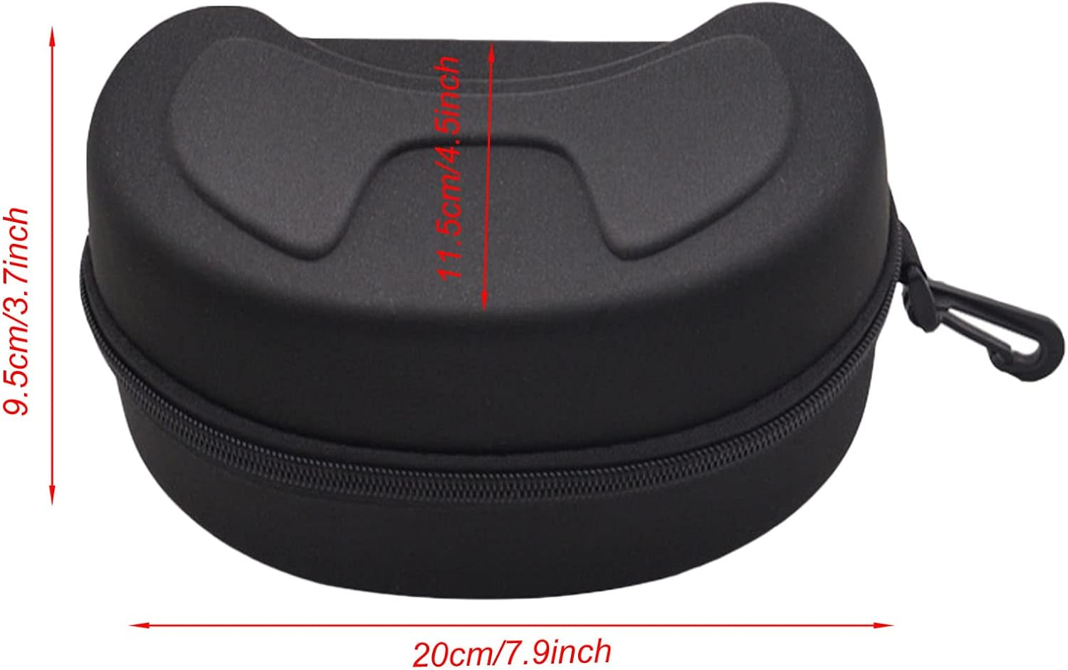 CENZICOM Large Hard Sports Glasses Case, Snow Goggles Box, Sports Glasses Storage Holder, Protective Goggle Case，2Pcs image number 4