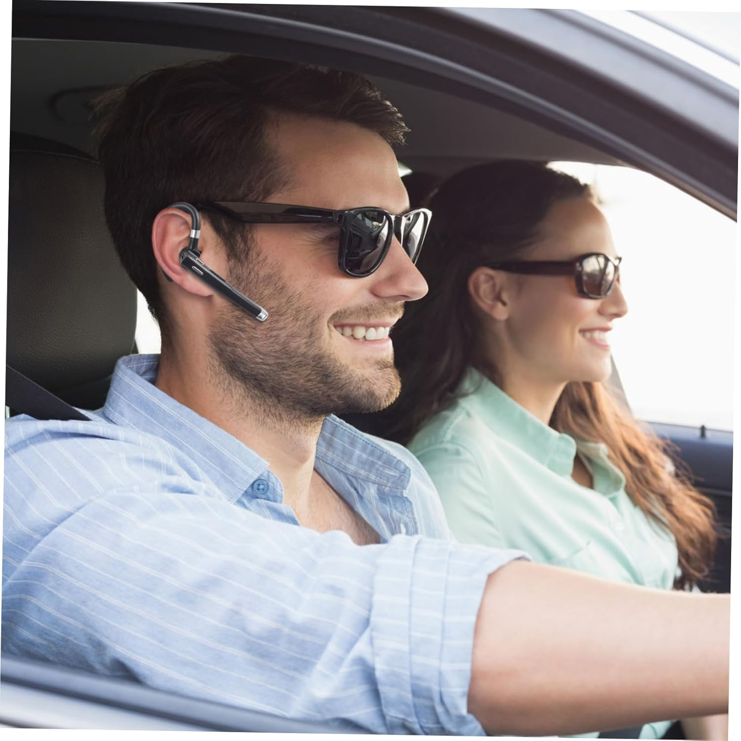 LALAFINA Wireless Wireless Headset Noise Cancelling Earbuds for Business Running Lightweight Comfortable Design for Office and Outdoor Use