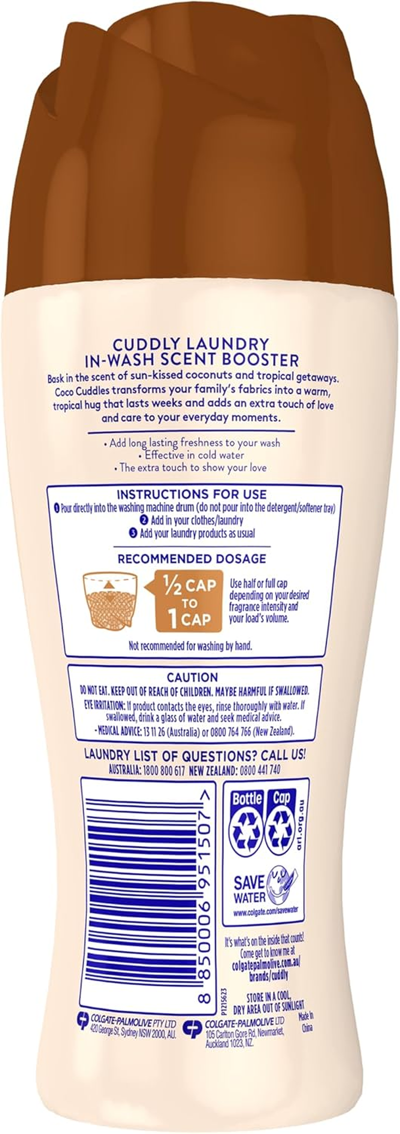 Cuddly Laundry In-Wash Scent Booster Beads, 240G, Coco Cuddles image number 4