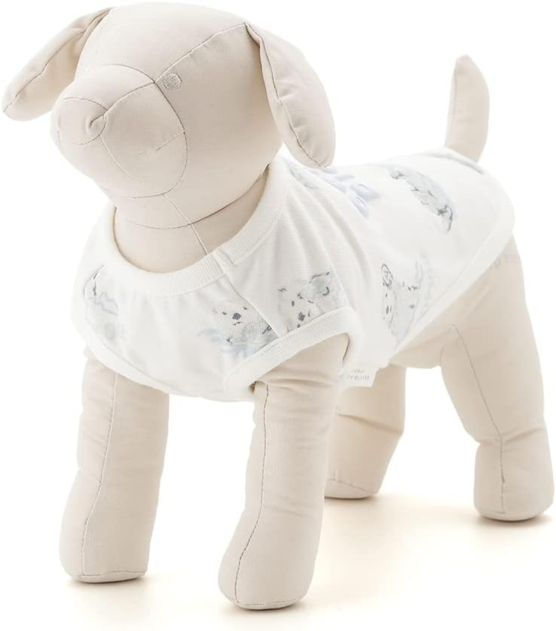 Gelato Pique Cat and Dog Otter Pattern Wear PAGG232597, OWHT, S