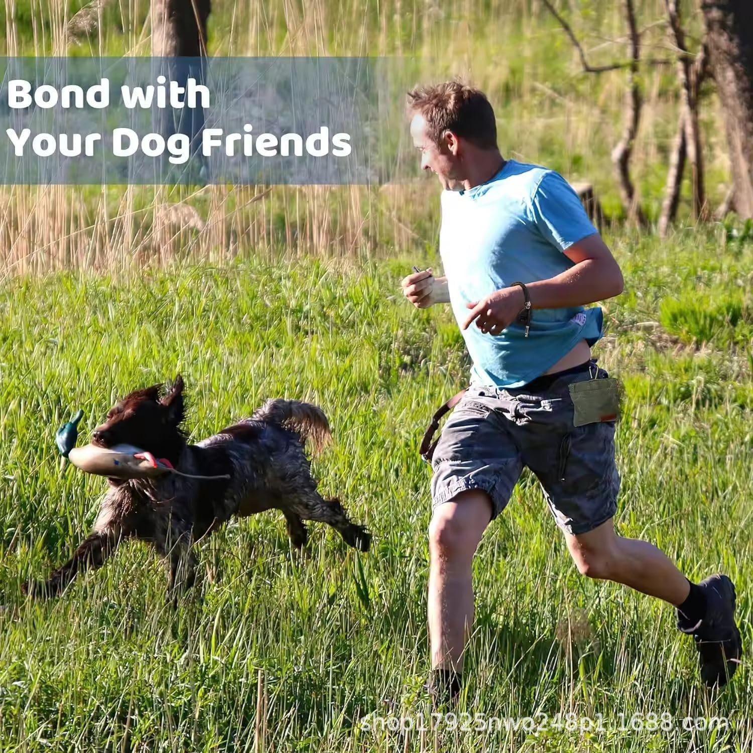 Dog Treat Bags Training Pouch Portable Puppy Dog Training Treat Pouch Auto Closing Pet Snack Reward Pocket Dog Food Dispenser Treat Pouches for Pet Training Travel or Outdoor Use (Light Green) image number 3