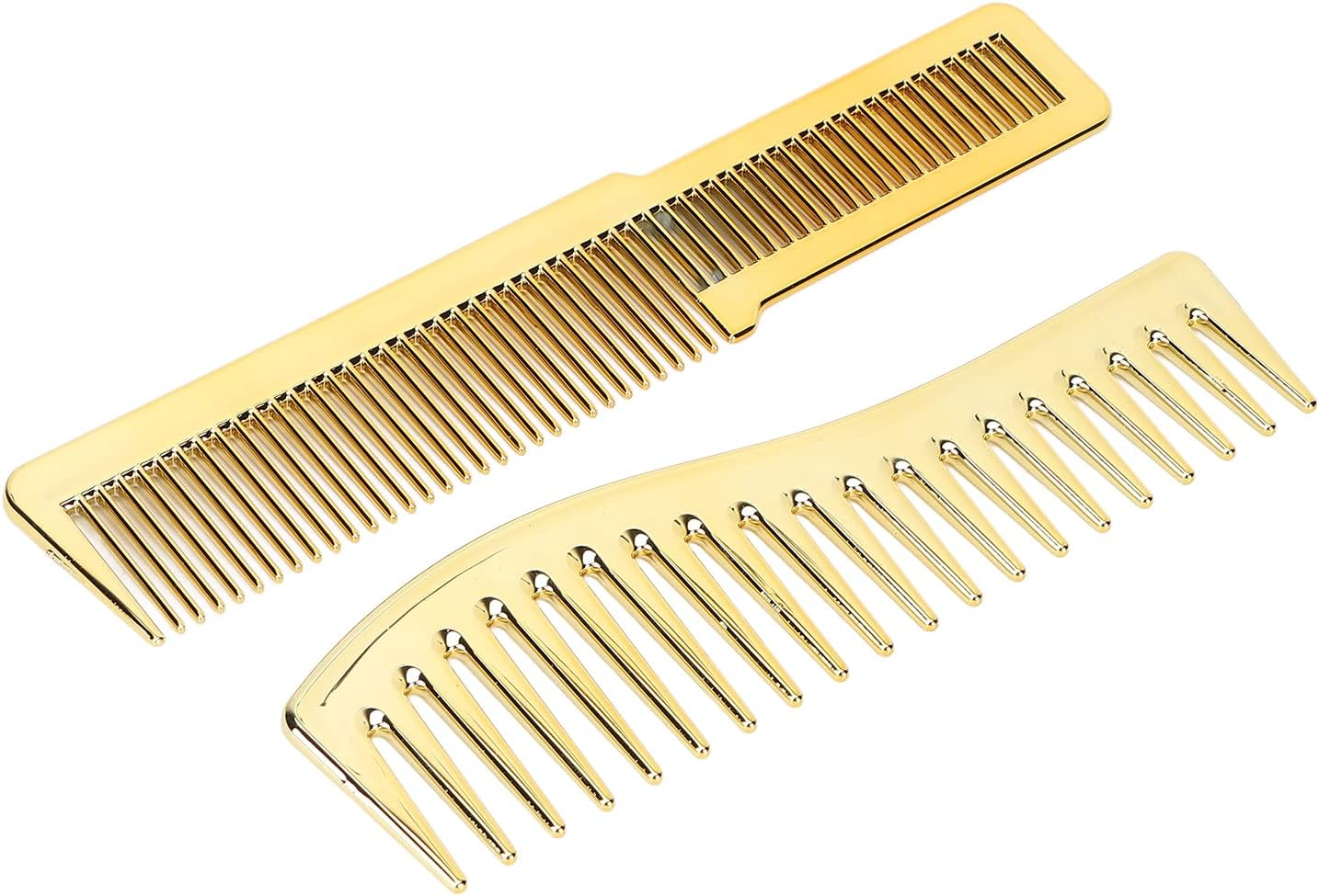 Sonew Hair Styling Combs Set, Barber Shop Hairdresser Set, Wide Tooth Hair Cutting Comb for All Hair Types (Gold) image number 2