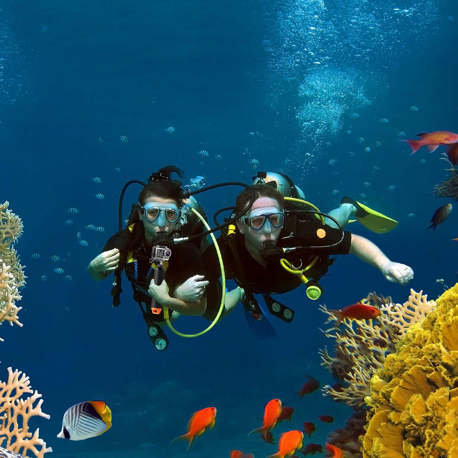 Floating Hand Grip, Waterproof Pole Mount for Gopro Hero 13/12/11/10/9/8/7/6/5/4/3/3+/2/1 Session, Handle Mount Accessories for Fusion AKASO DJI Osmo Action Cameras image number 3