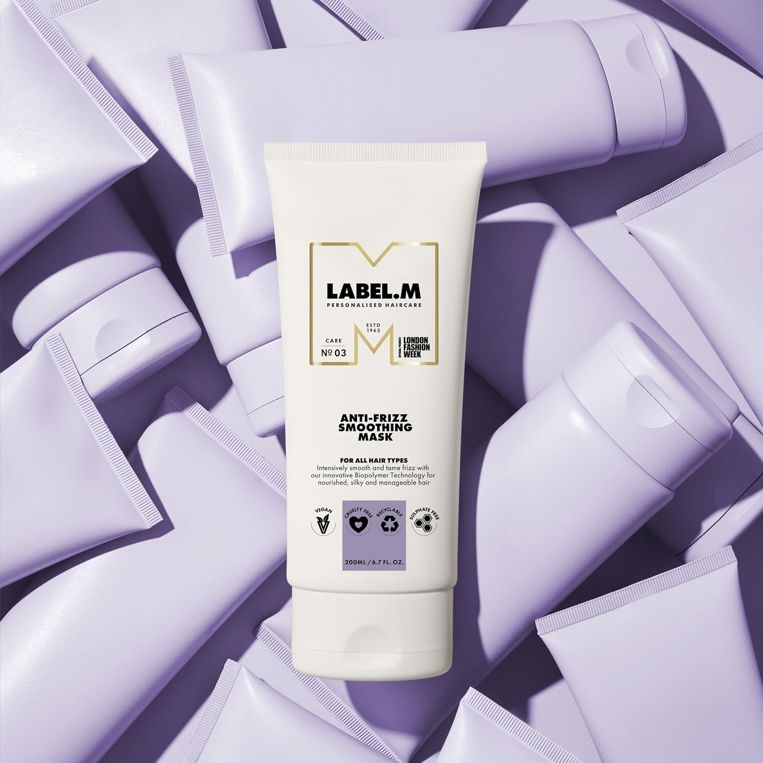 Label.M Smoothing Cream (Protects Straightened Styles from Frizz Caused by Humidity) 200Ml/6.8 Oz image number 3