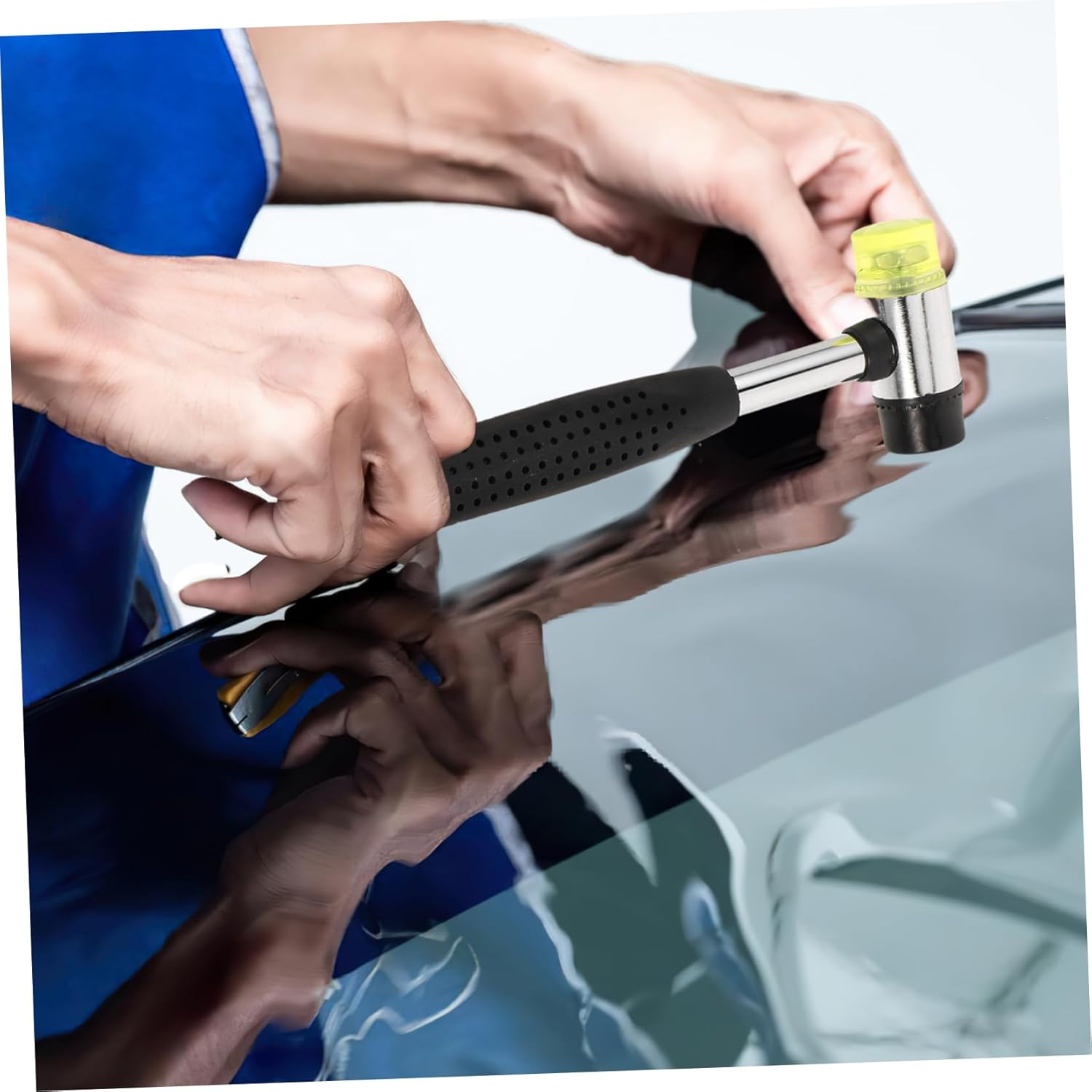 SOESFOUFU Automotive Kit Dent Removal Tool Slide Hammer Multi-Head Puller for Scratch Fixing image number 5