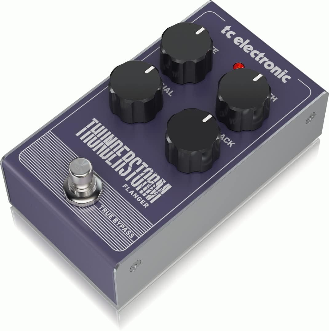 TC Electronic THUNDERSTORM FLANGER Vintage-Style Flanger Pedal with All-Analog Bucket-Brigade Circuit image number 2