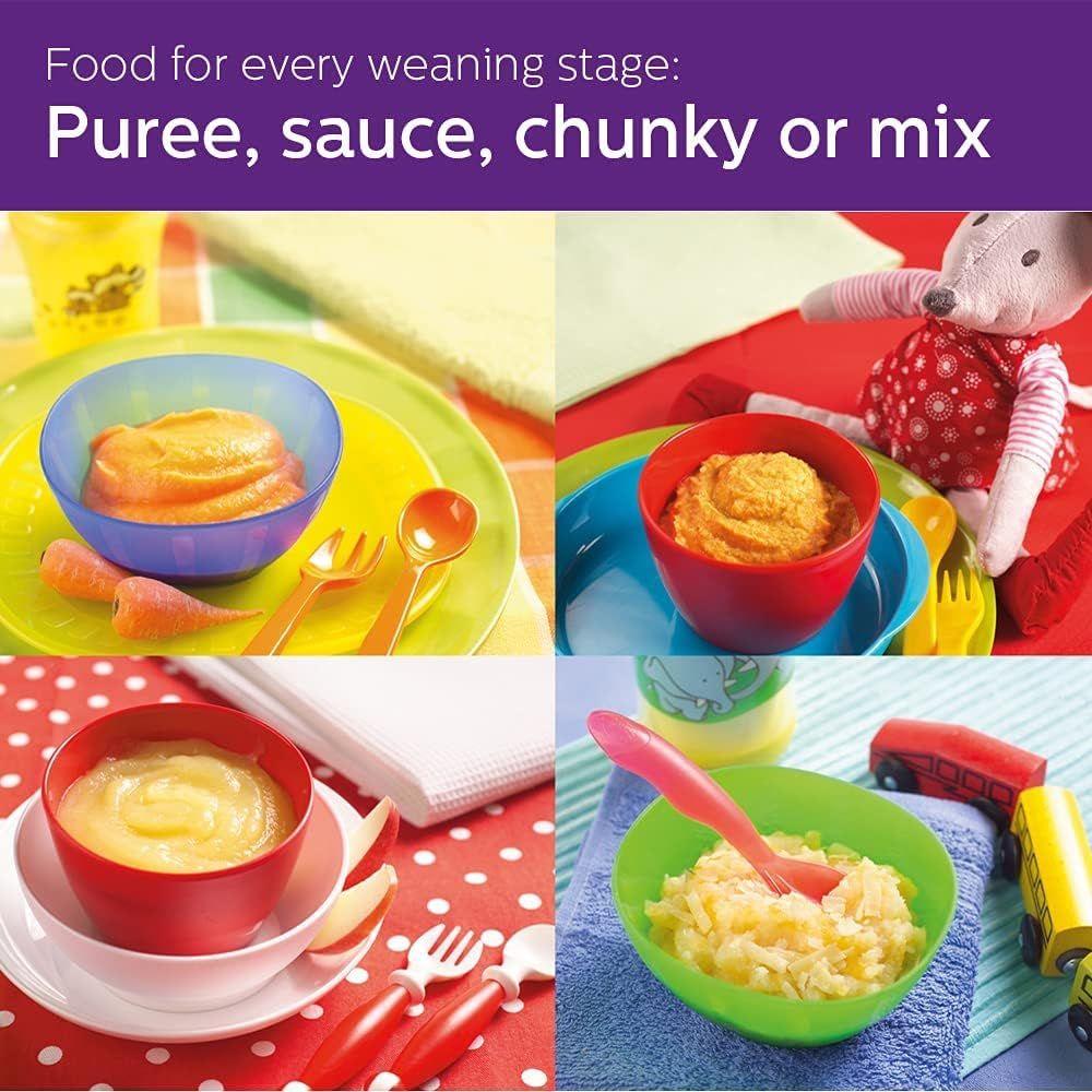 Philips Avent 2-In-1 Steamer and Blender - Steam and Blend Baby Food (Model SCF870/21) image number 5