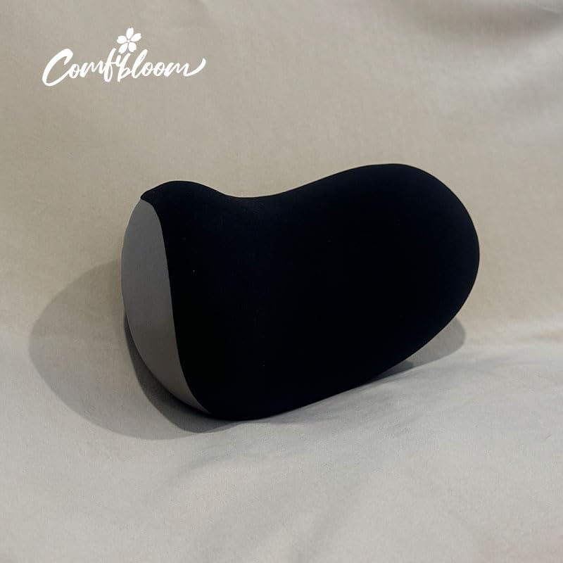 Car Seat Neck Pillow, Memory Foam Neck Pillow for Optimal Neck Support and Pain Relief, Memory Foam Ergonomic Neck Pillow, Car Seat,Office Chair and Wheelchair, Portable, Lightweight, Black. image number 1