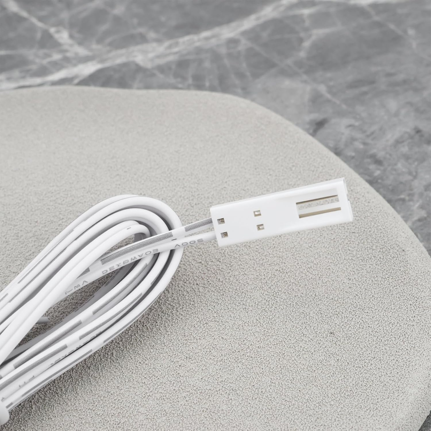 SING F LTD 4Pcs 2Pin LED Extension Cable 2M Length for Kitchen Light White image number 2