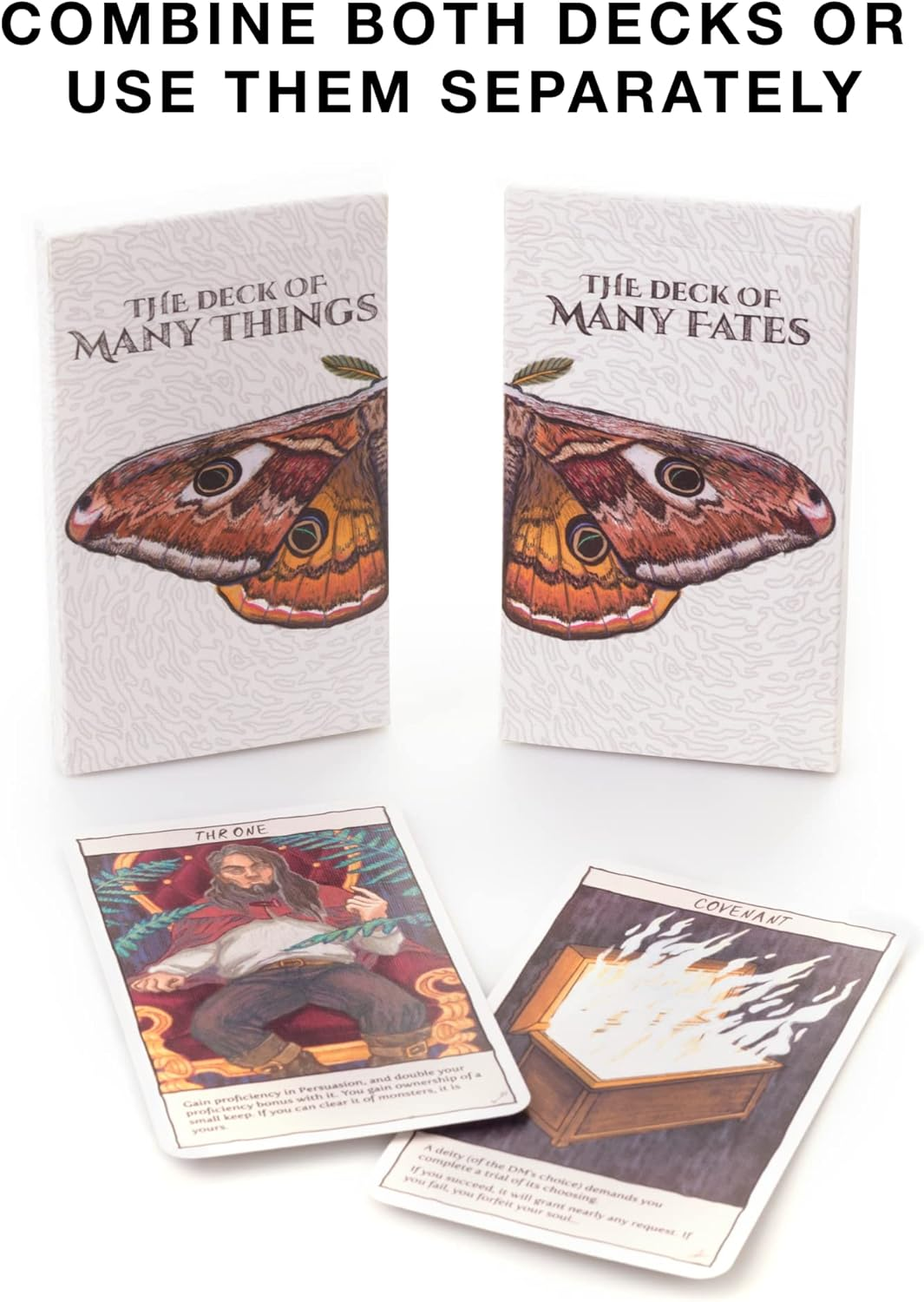 49 Hand-Illustrated Colorful Fantasy Tabletop Role Playing Game| DND 5E|The Deck of Many Things & the Deck of Many Fates image number 6