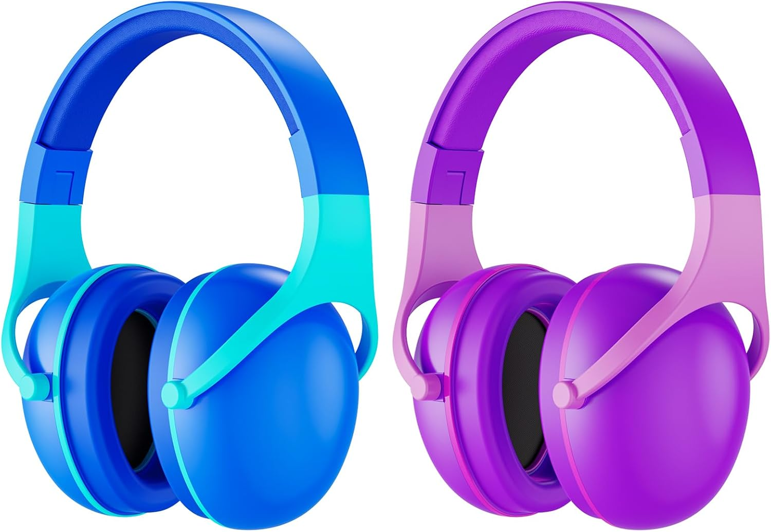 Procase Noise Cancelling Headphones for Kids, 2 Pack Kids Ear Protection for Monster Jam Truck, Hearing Protection Noise Reduction Earmuffs for Sensory Autism Toddler Children