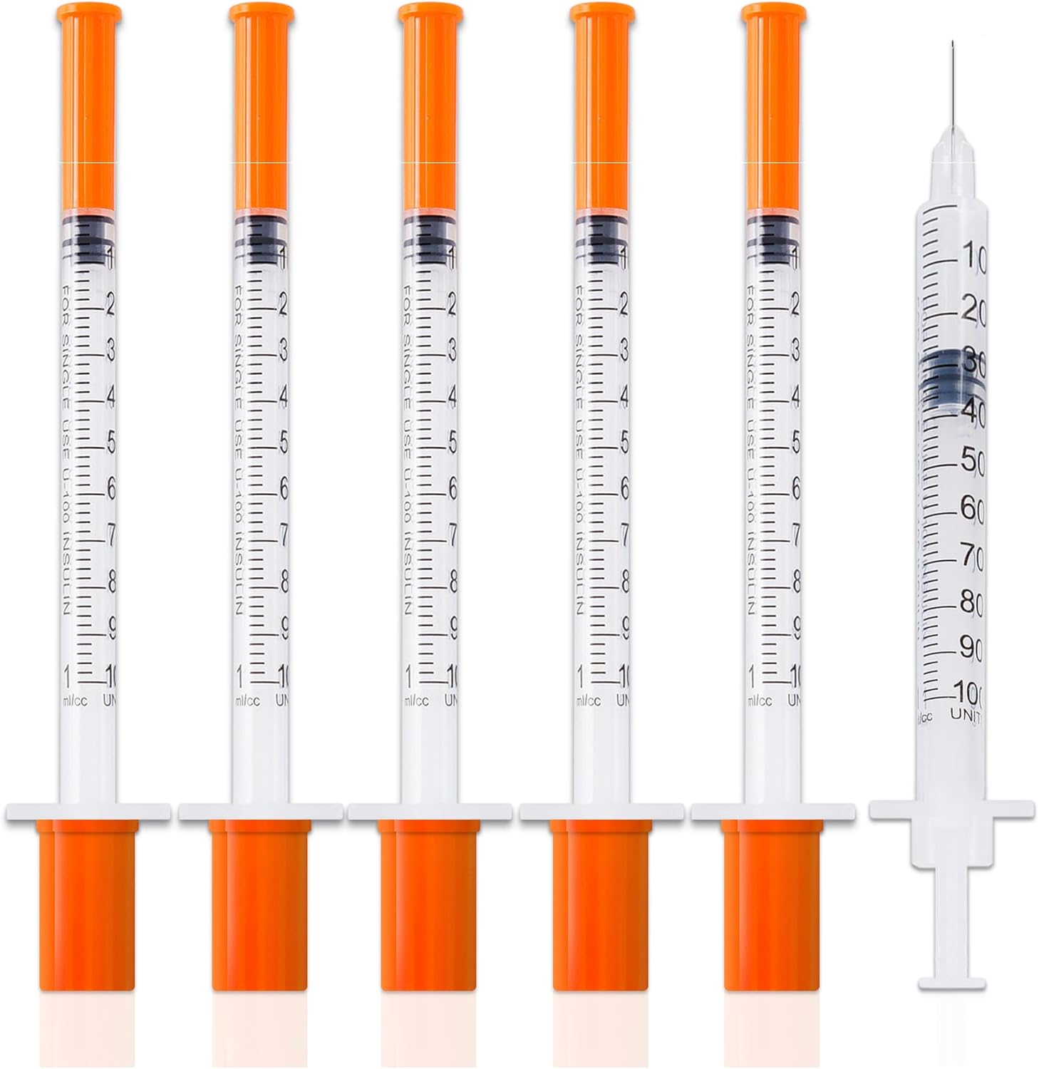 1Ml/Cc 31G 8Mm Syringes, Lab Dispensing Syringe, Individual Wrapped, 20 Pack image number 5