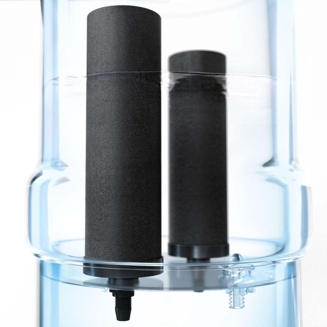 PHOENIX GRAVITY NSF Certified Smart Carbon (Black) Replacement Filter Elements - Pack of 2 Carbon Cartridge for Phoenix Gravity Water Filters, Compatible with Berkey & Other Countertop Water Filters image number 6