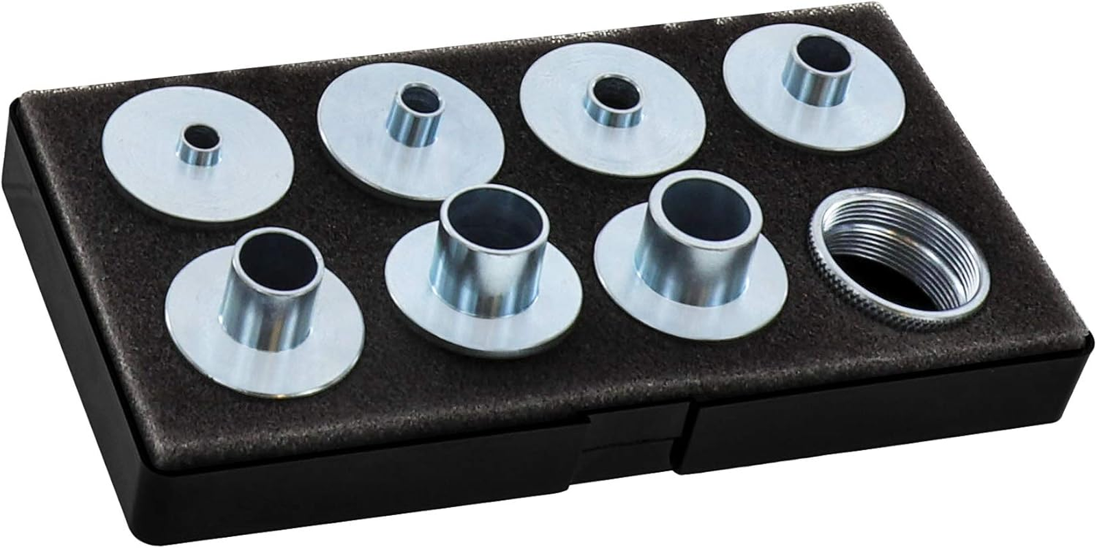 Milescraft Metric Metal Bushing Set for Plunge Routers image number 2