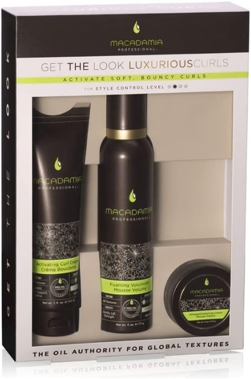 Macadamia Professional Luxurious Curls Gift Set Hair Styling Product