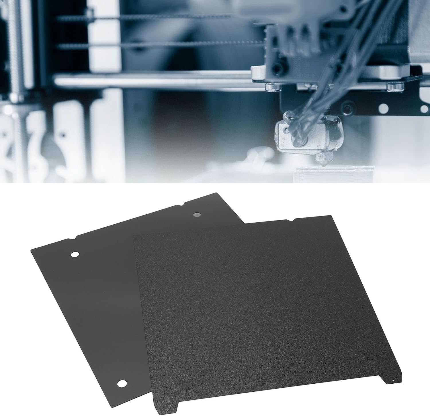 Double Sided PEI Sheet 315X310Mm, PEI Spring Steel Texture PEI Build Plate for K1 Max 3D Printer, Printing Sheet Plate Replacement, Professional 3D Printer Parts Accessories image number 4