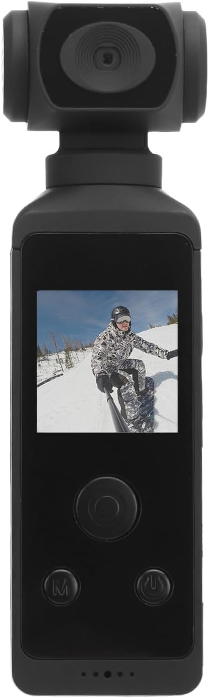 Body Camera, 4K HD Pocket Camera Body Cam 270&deg; Rotatable anti Shaking with Mic Clip and Waterproof Shell for Outdoor Riding Diving image number 5