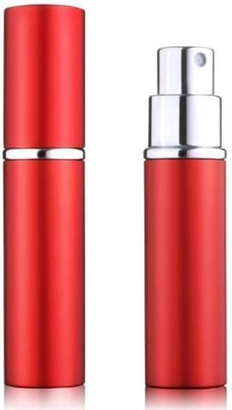 Perfume Bottle 5Ml Aluminium Anodized Compact Perfume Aftershave Atomiser/Atomizer Fragrance Glass - Black image number 2