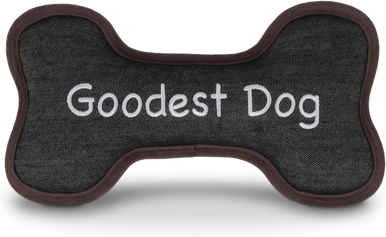 P.L.A.Y. - Eco Bone Dogs Life Plush Toy for Pets - Small - Light Blue